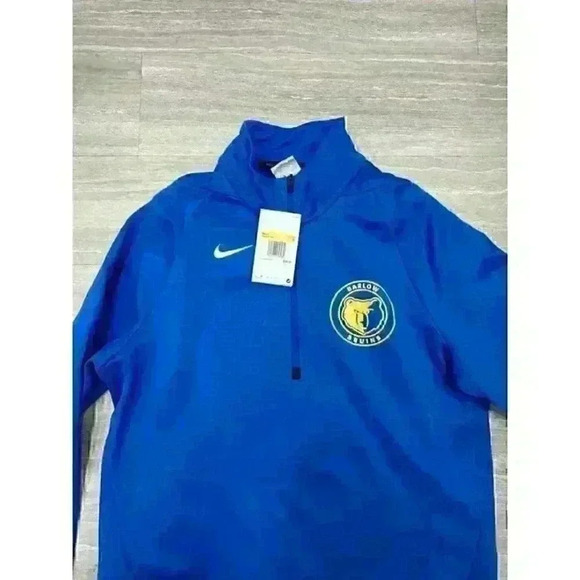 NWT Nike Gresham Barlow Bruins High School Blue Pullover - Men's Small - Picture 2 of 5